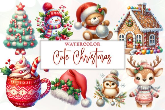 Download Cute Christmas Clip Art - Christmas clip art Collection