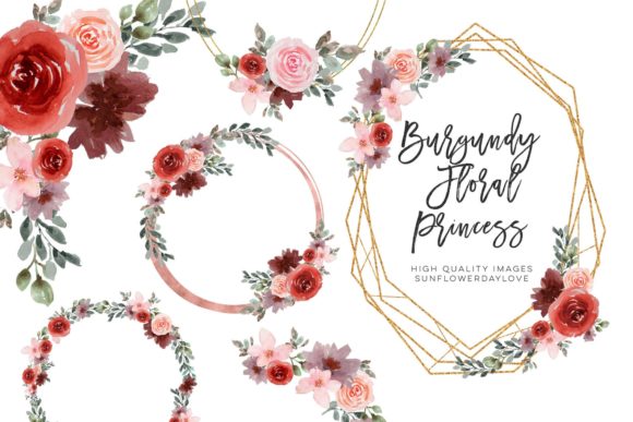 Download Watercolor Flower Frame Clipart, Wedding - Watercolor flower Collection