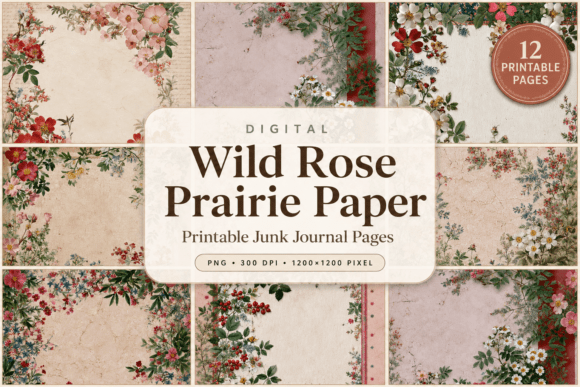 Download Wild Rose Prairie Paper - Premium Resources