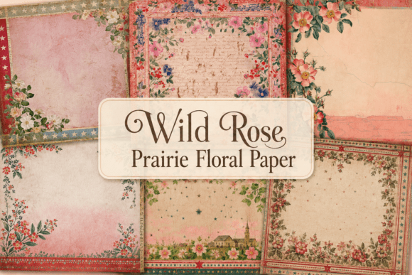 Download Wild Rose Prairie Floral Paper - Premium Resources