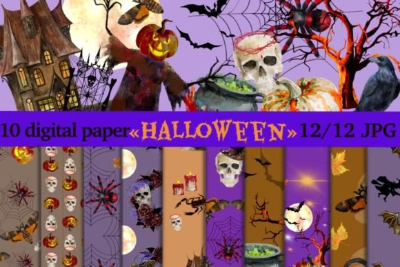 Download Halloween Party Paper.Seamless Pattern - Halloween party paper Collection